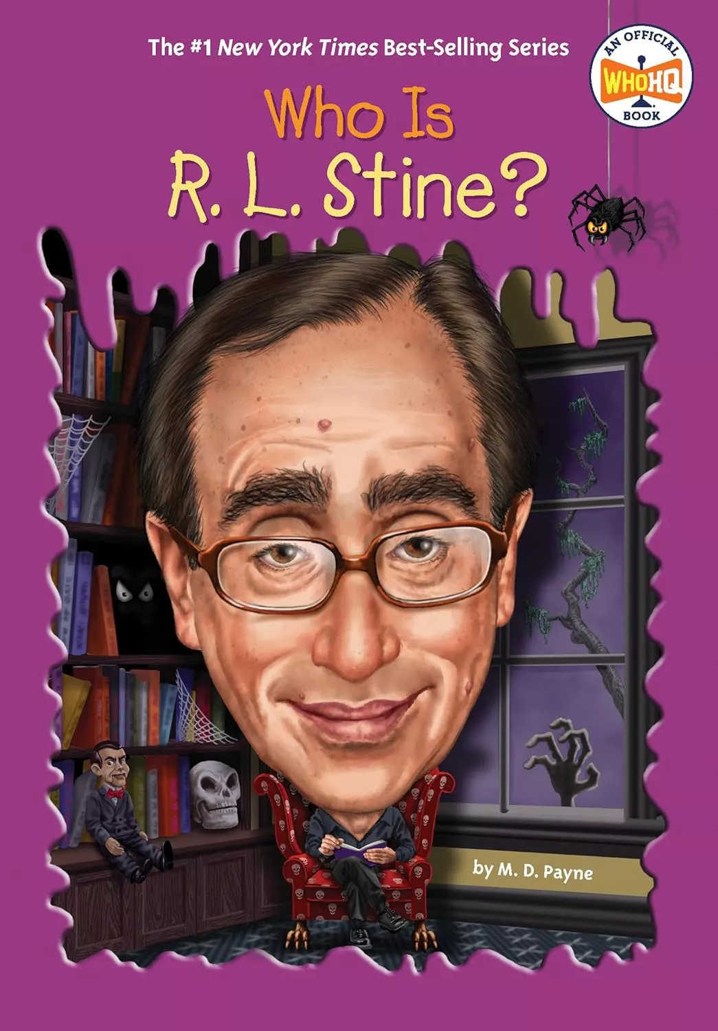 Cover of Who is R. L. Stine? by M. D. Payne.
