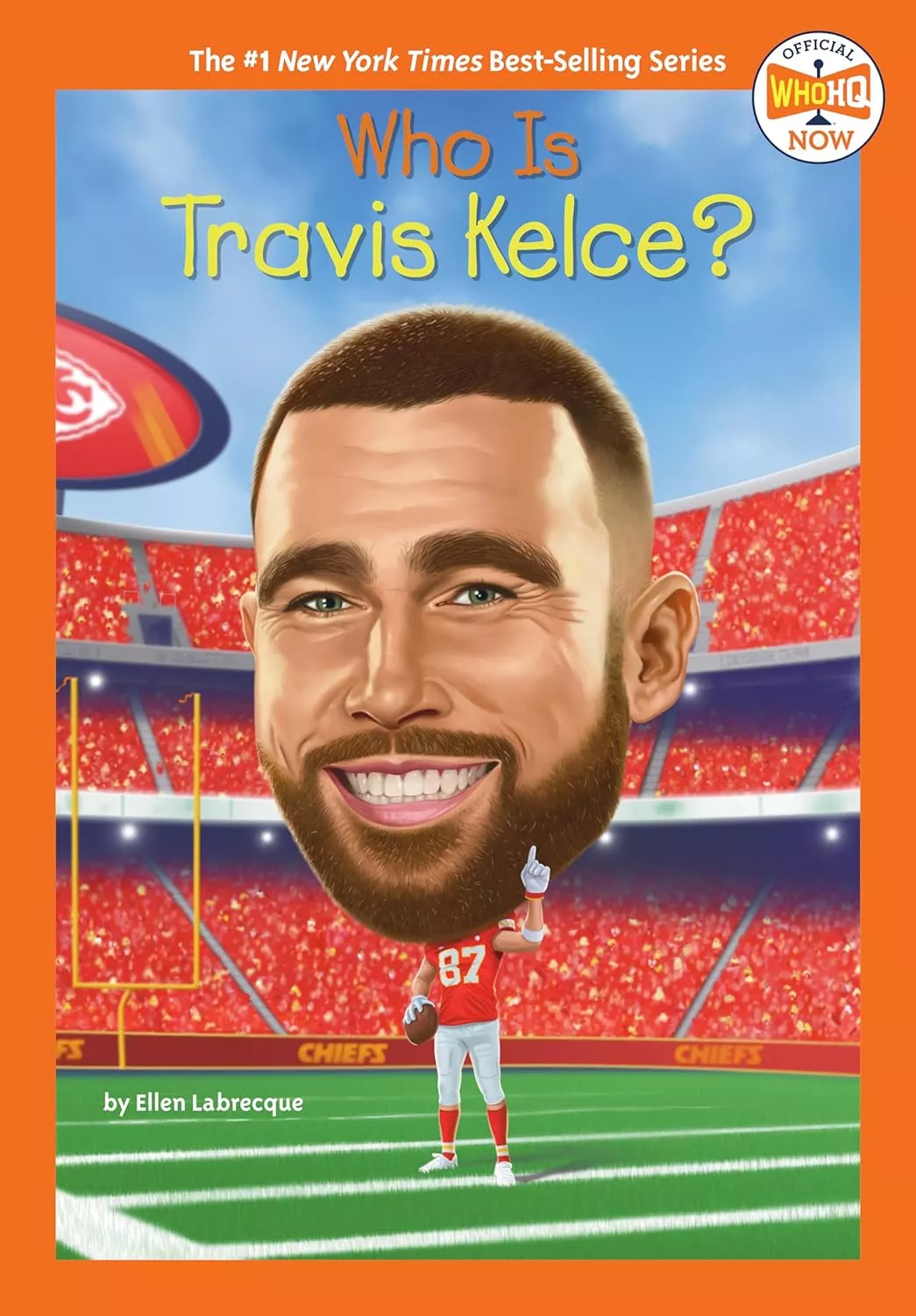 Cover of Who is Travis Kelce? by Ellen Labrecque.