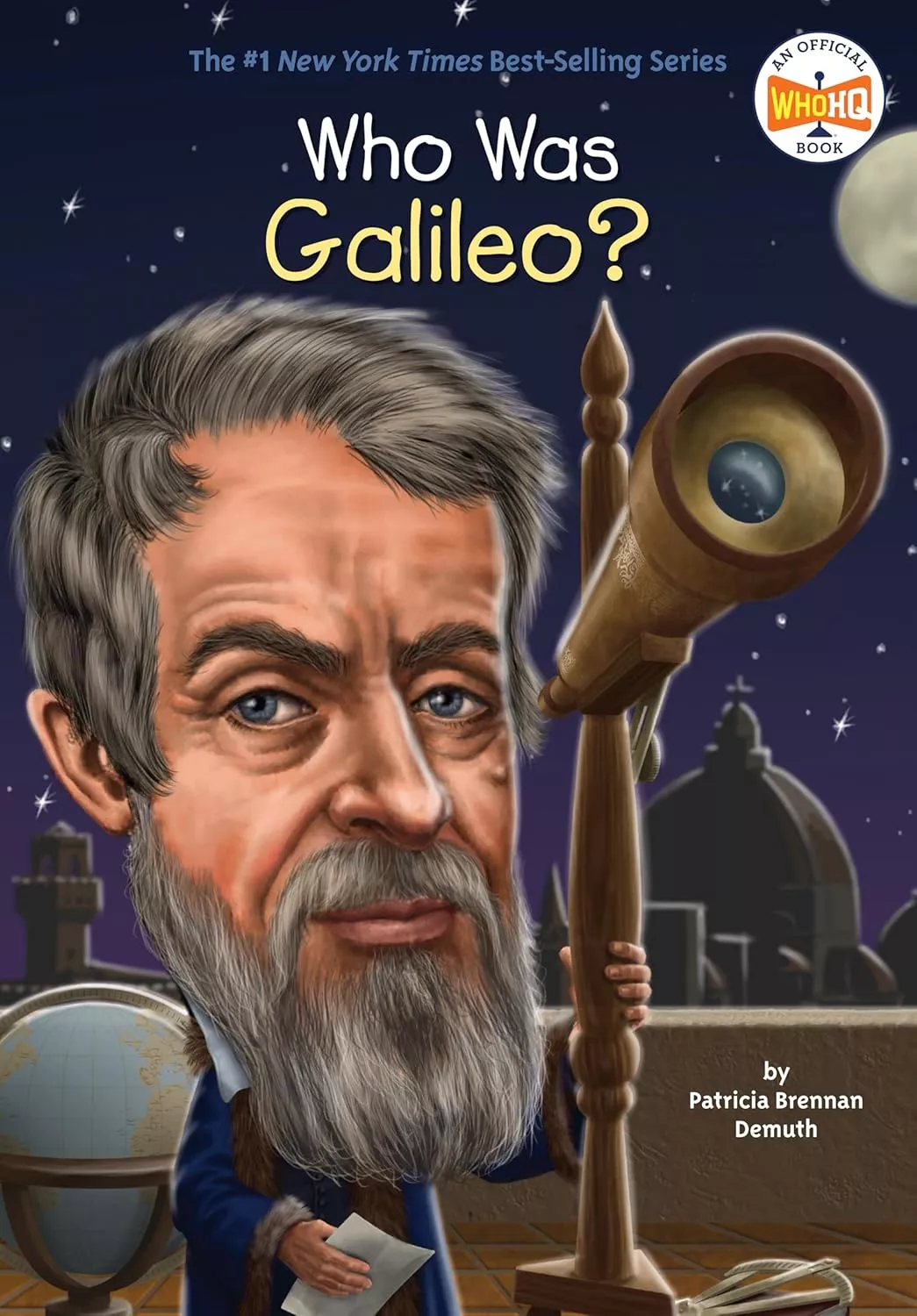 Cover of Who Was Galileo? by Patricia Demuth.