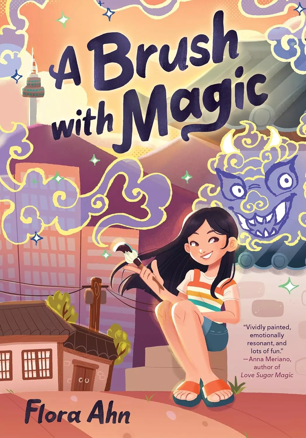 Cover of A Brush with Magic by Flora Ahn.