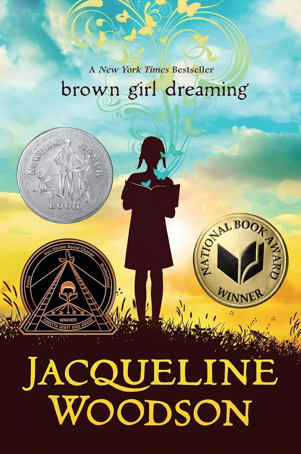 Cover of Brown Girl Dreaming by Jacqueline Woodson.