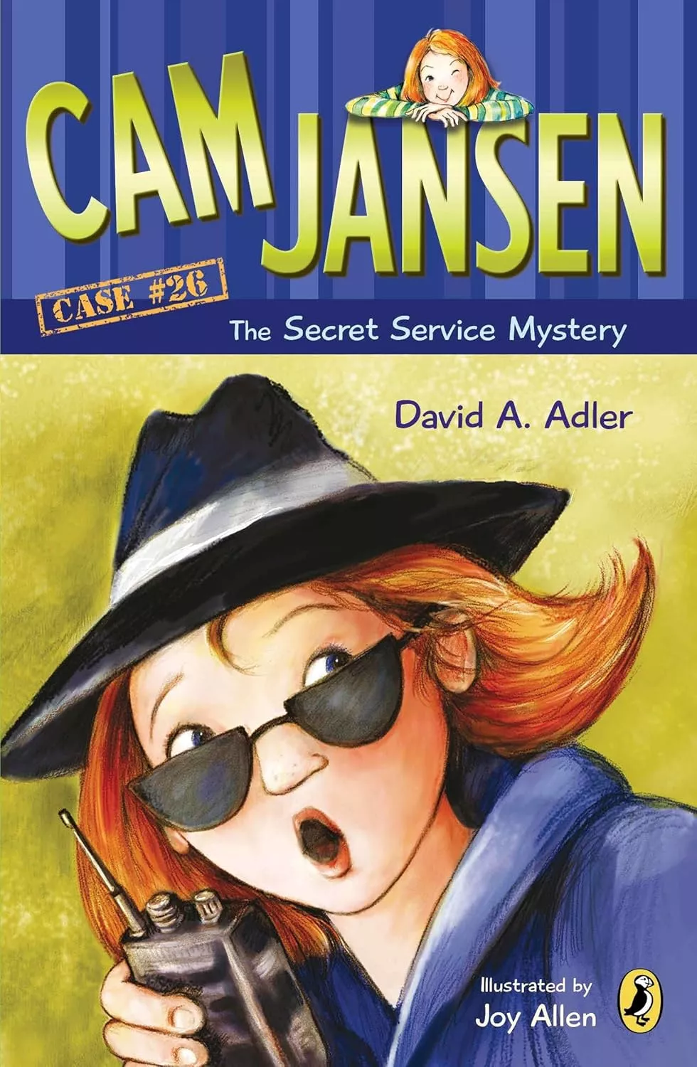 Cover of Cam Jansen and the Secret Service Mystery by David Adler.