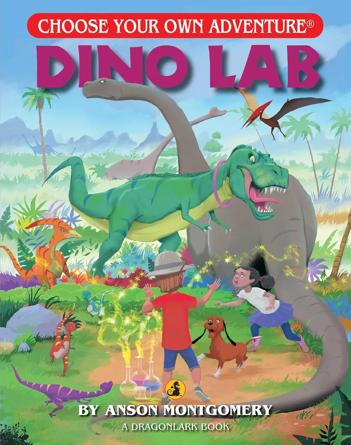 Cover of Dino Lab of Anson Montgomery.