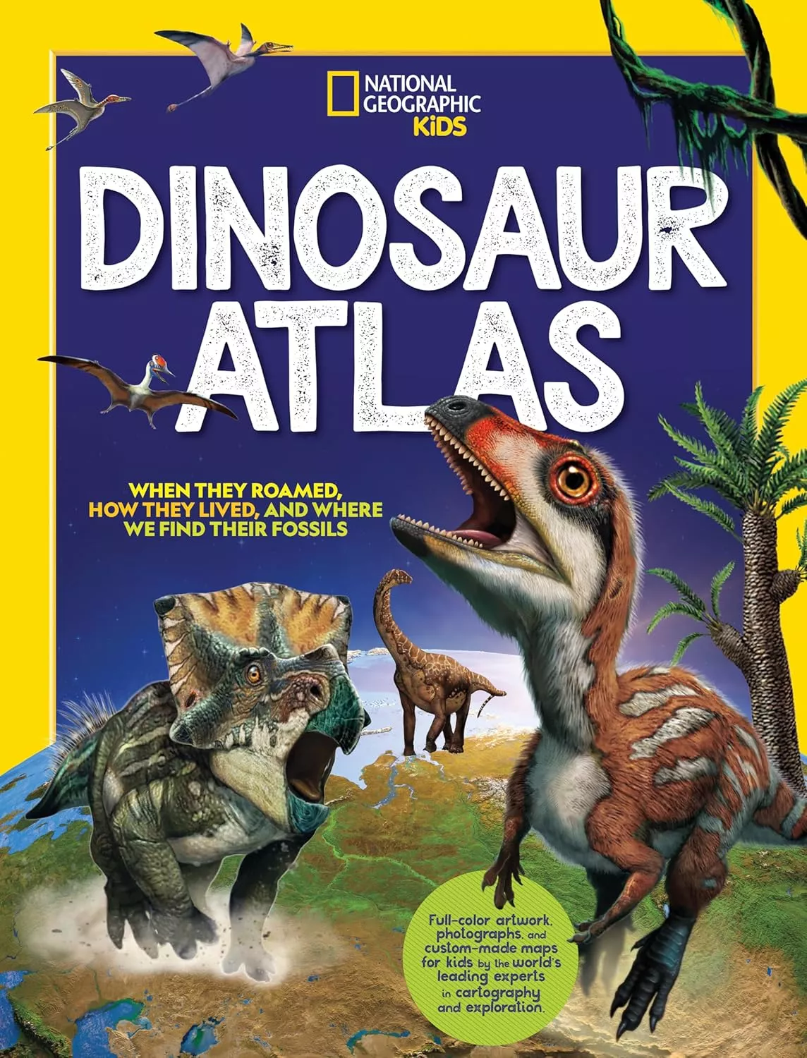 Cover of Dinosaur Atlas by National Geographic Kids.