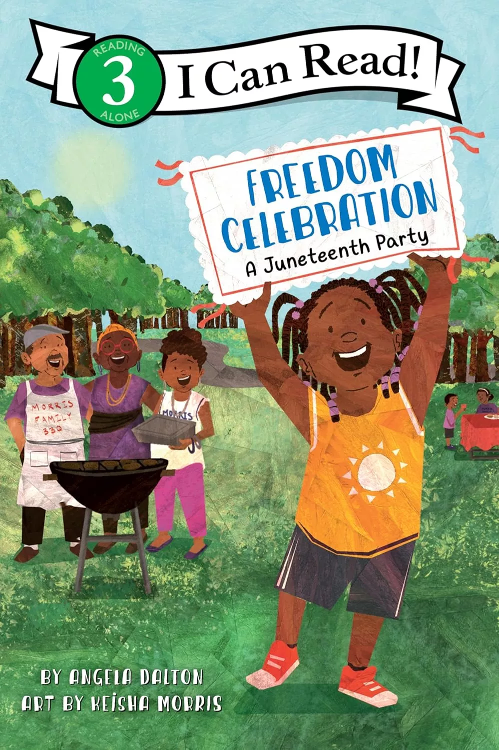 Cover of Freedom Celebration: A Juneteenth Party by Angela Dalton.