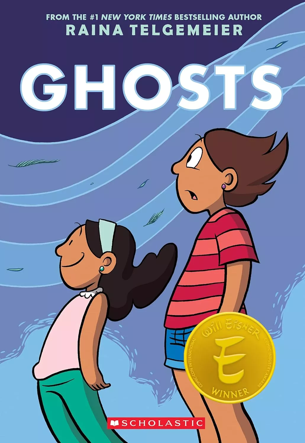 Cover of Ghosts by Raina Telgemeier.