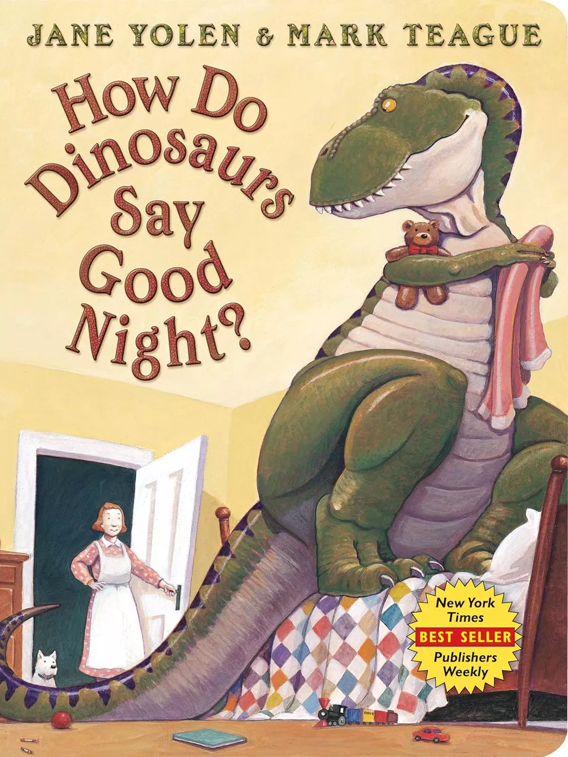 Cover of How Do Dinosaurs Say Good Night? by Jane Yolen.