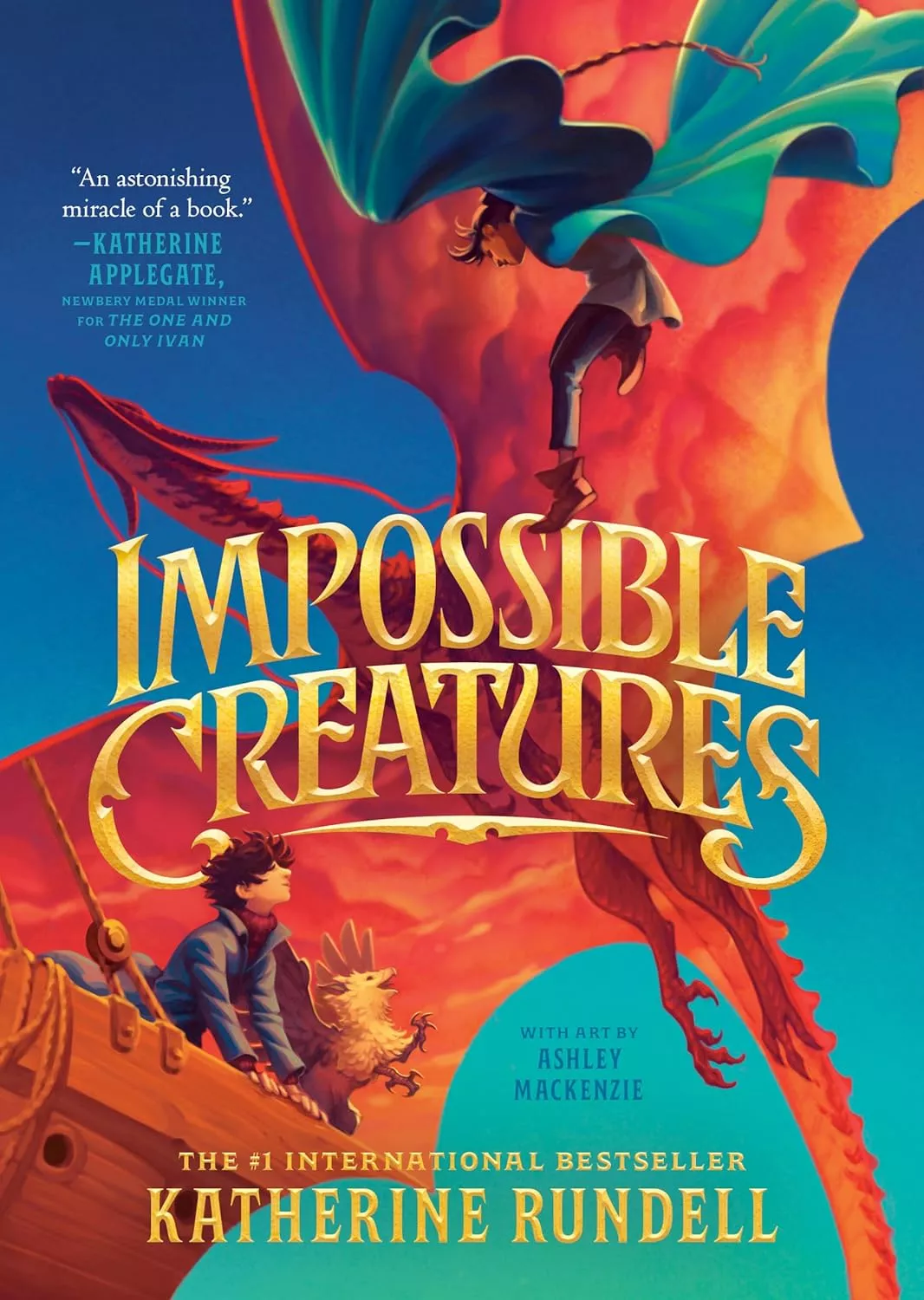 Cover of Impossible Creatures by Katherine Rundell.