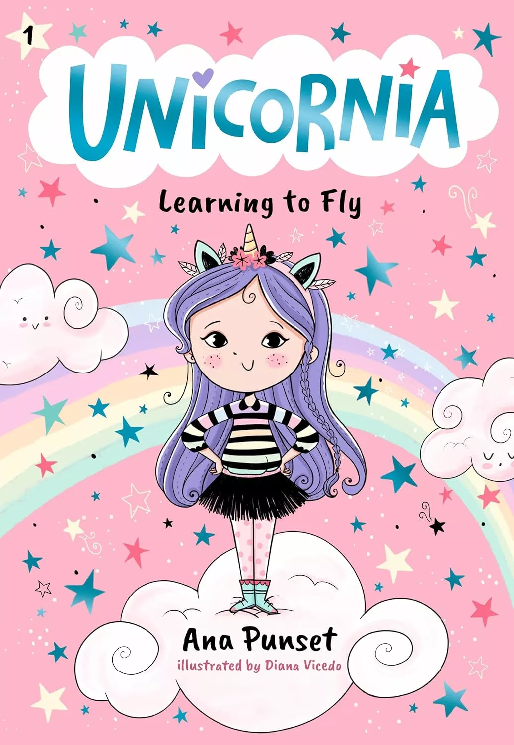 Cover of Unicornia: Learning to Fly by Ana Punset.