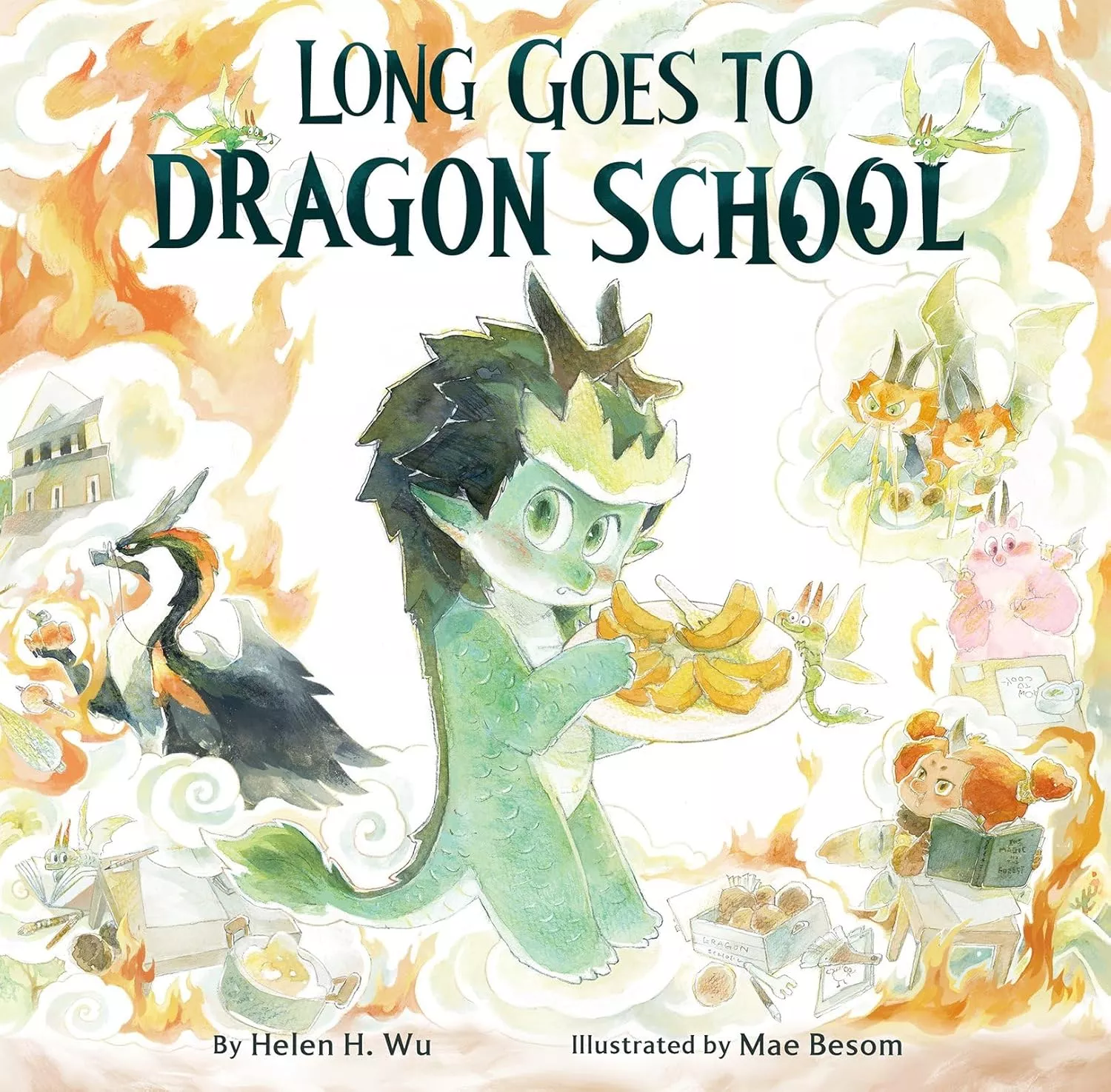 Cover of Long Goes to Dragon School by Helen H. Wu.