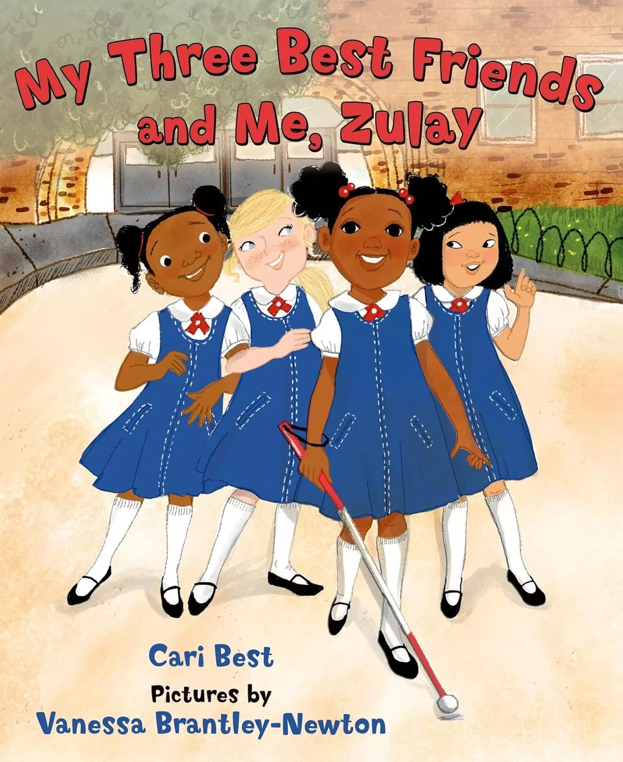 Cover of My Three Best Friends and Me, Zulay by Cari Best.