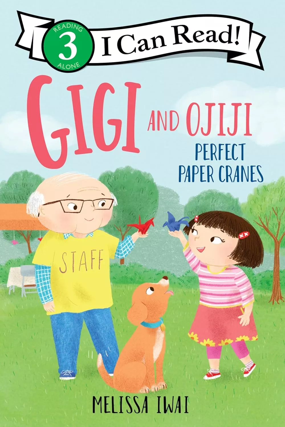 Cover of Gigi and Ojiji: Perfect Paper Cranes by Melissa Iwai.