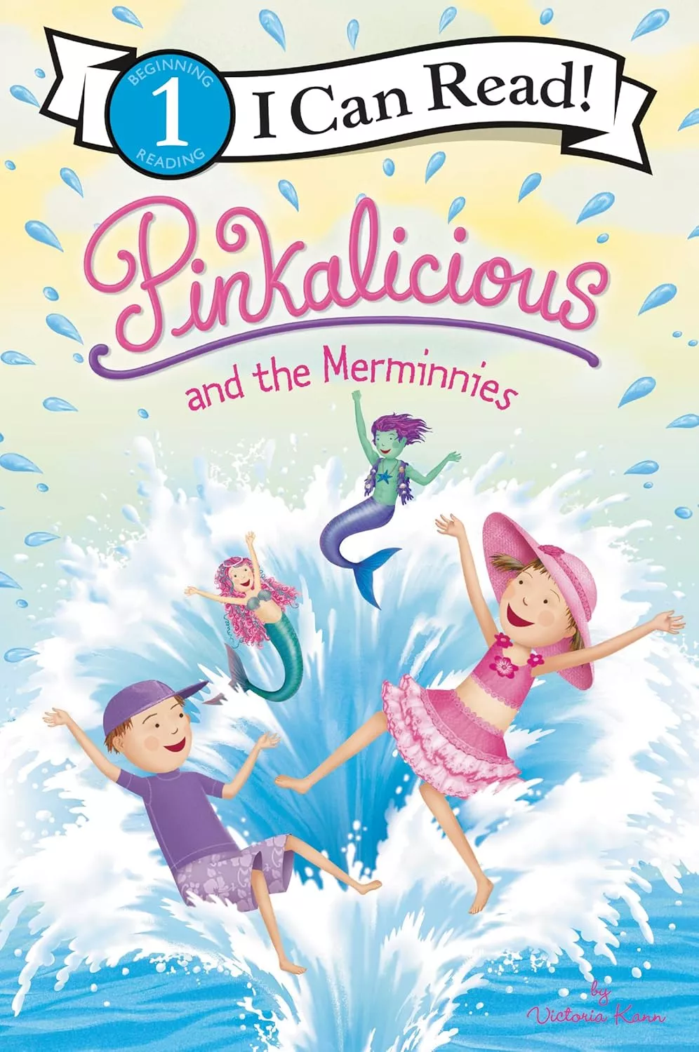 Cover of Pinkalicious and the Merminnies by Victoria Kann.