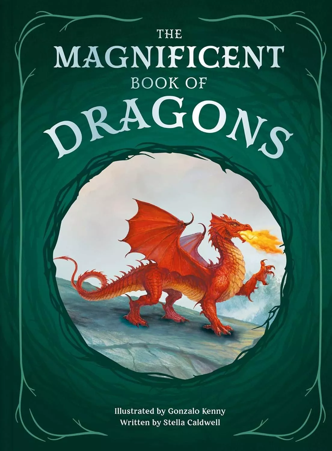 Cover of The Magnificent Book of Dragons by Stella Caldwell.