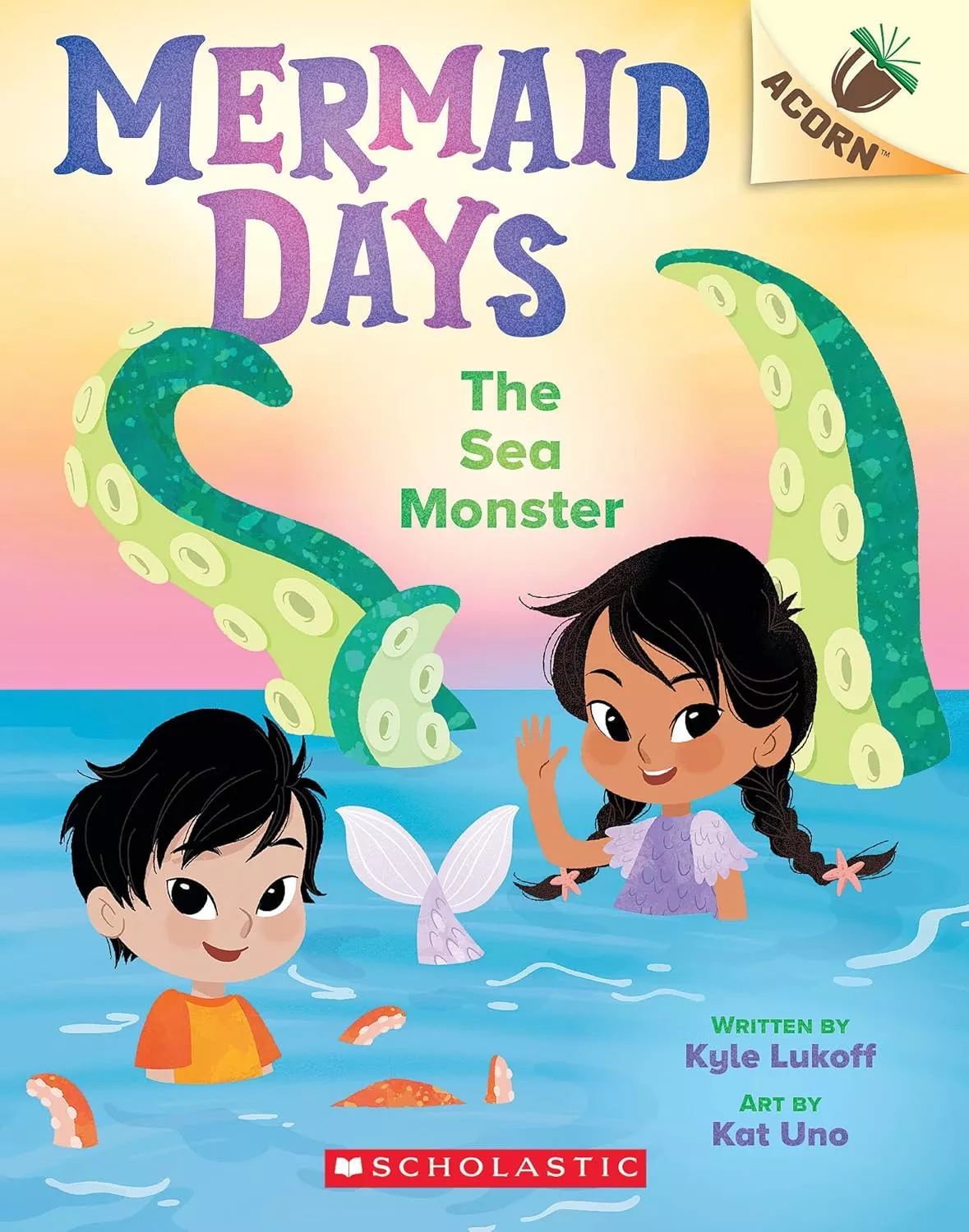 Cover of Mermaid Days: The Sea Monster by Kyle Lukoff.
