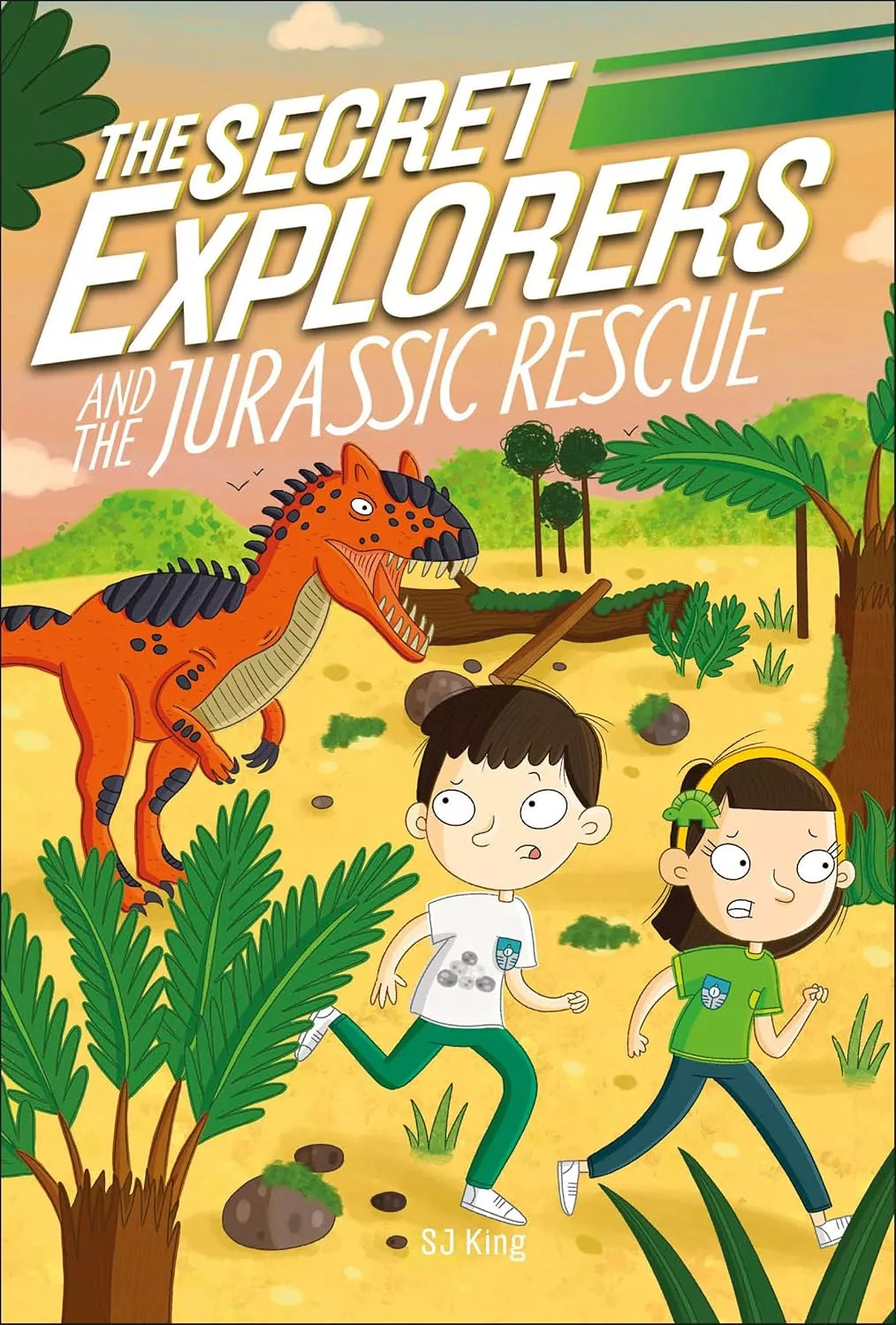 Cover of The Secret Explorers and the Jurassic Rescue by SJ King.