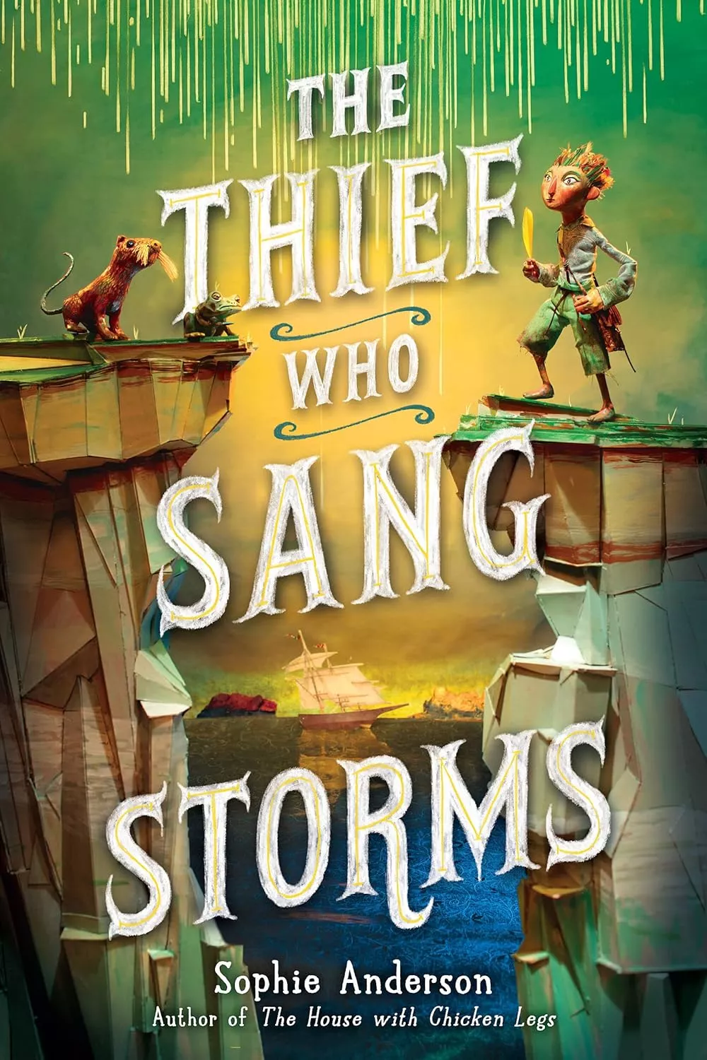 Cover of The Thief Who Sang Storms by Sophie Anderson.