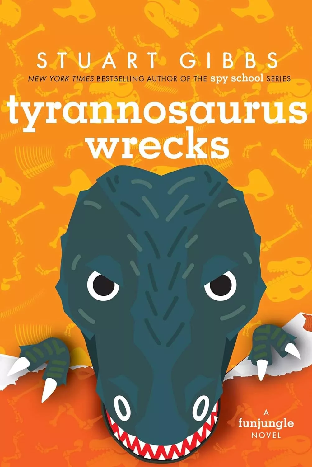 Cover of Tyrannosaurus Wrecks by Stuart Gibbs.