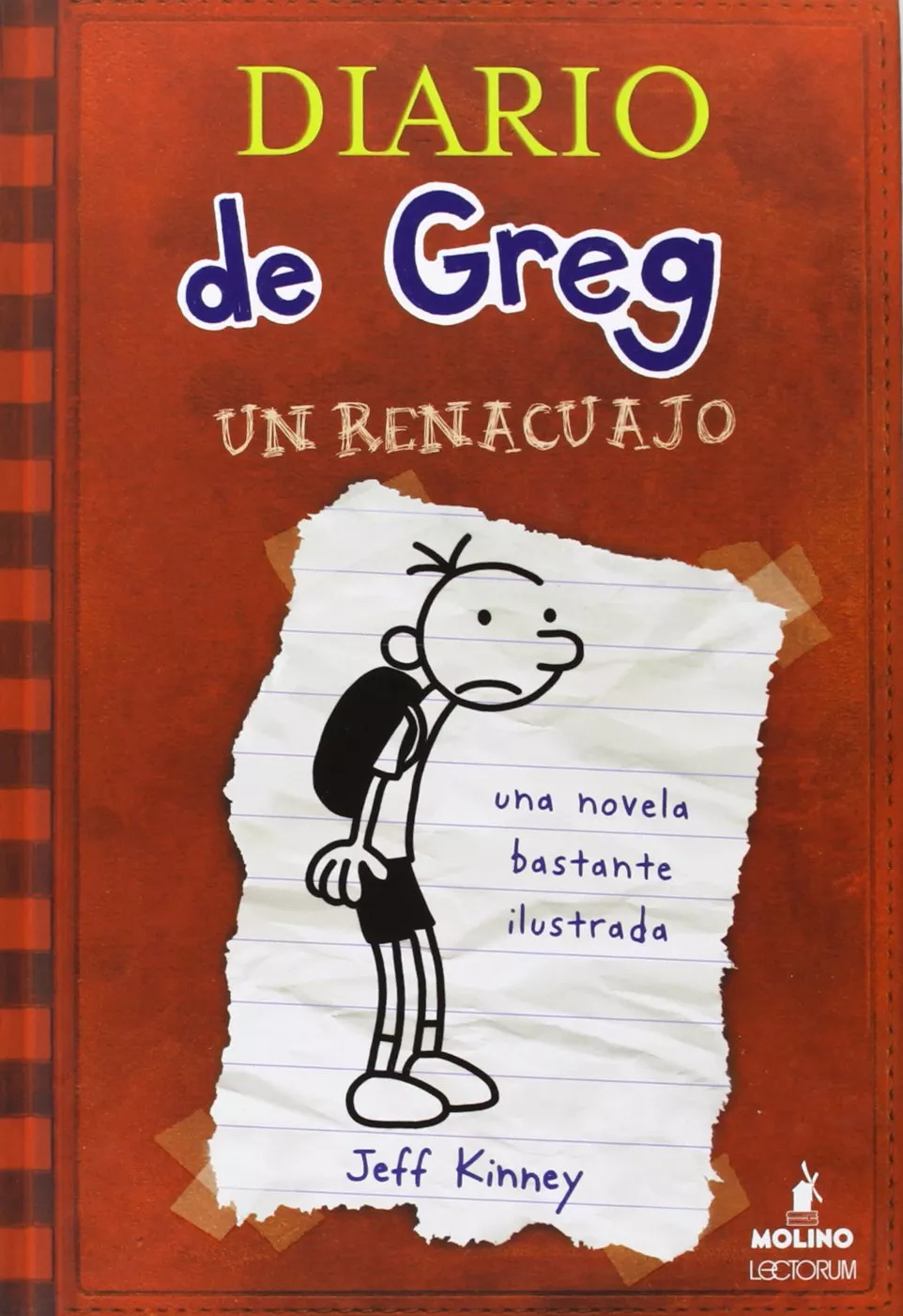 Cover of Diario de Greg: Un Renacuajo by Jeff Kinney.