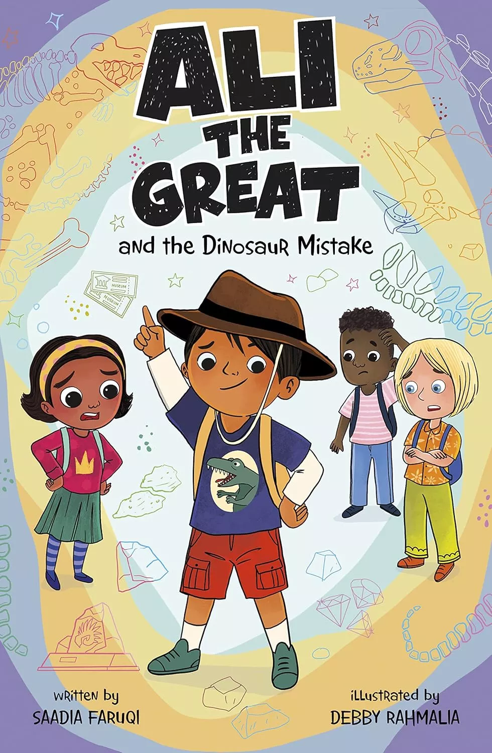 Cover of Ali the Great and the Dinosaur Mistake by Saadia Faruqi.
