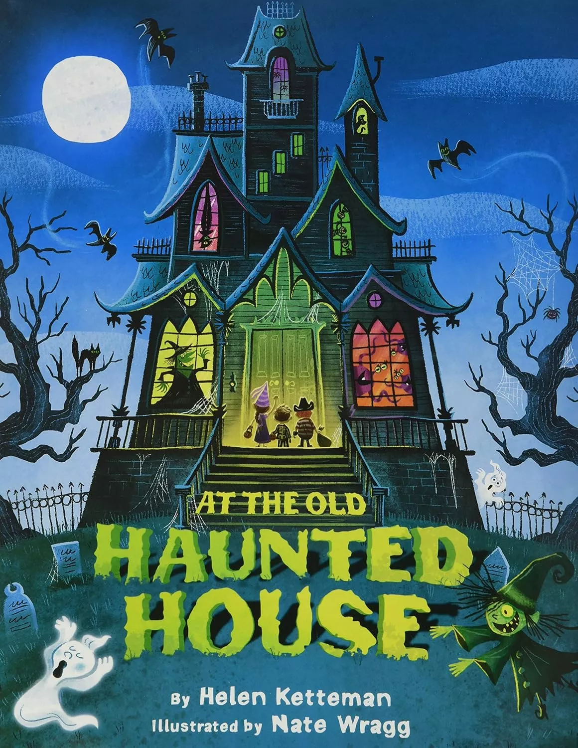 Cover of At the Old Haunted House by Helen Ketteman.