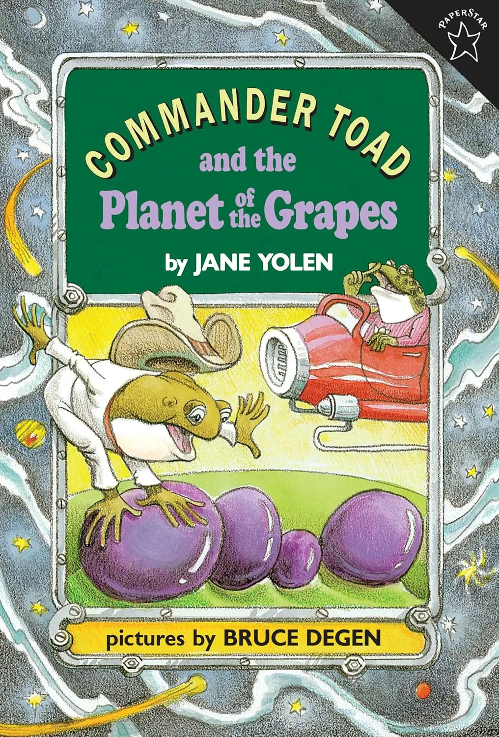 Cover of Commander Toad and the Planet of the Grapes by Jane Yolen.