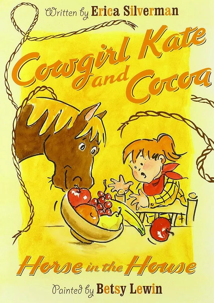 Cover of Cowgirl Kate and Cocoa: Horse in the House by Betsy Lewis.