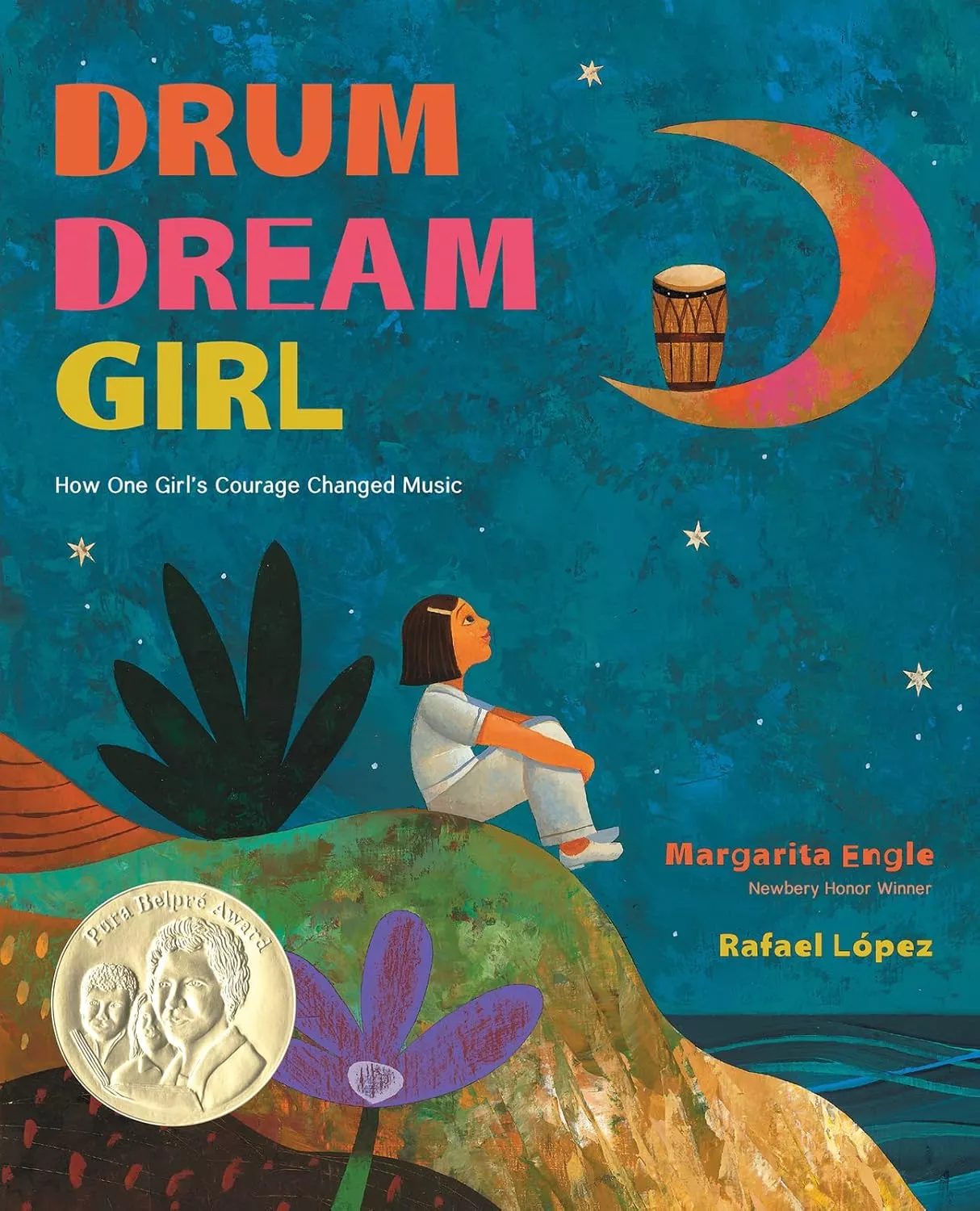 Cover of Drum Dream Girl by Margarita Engle.