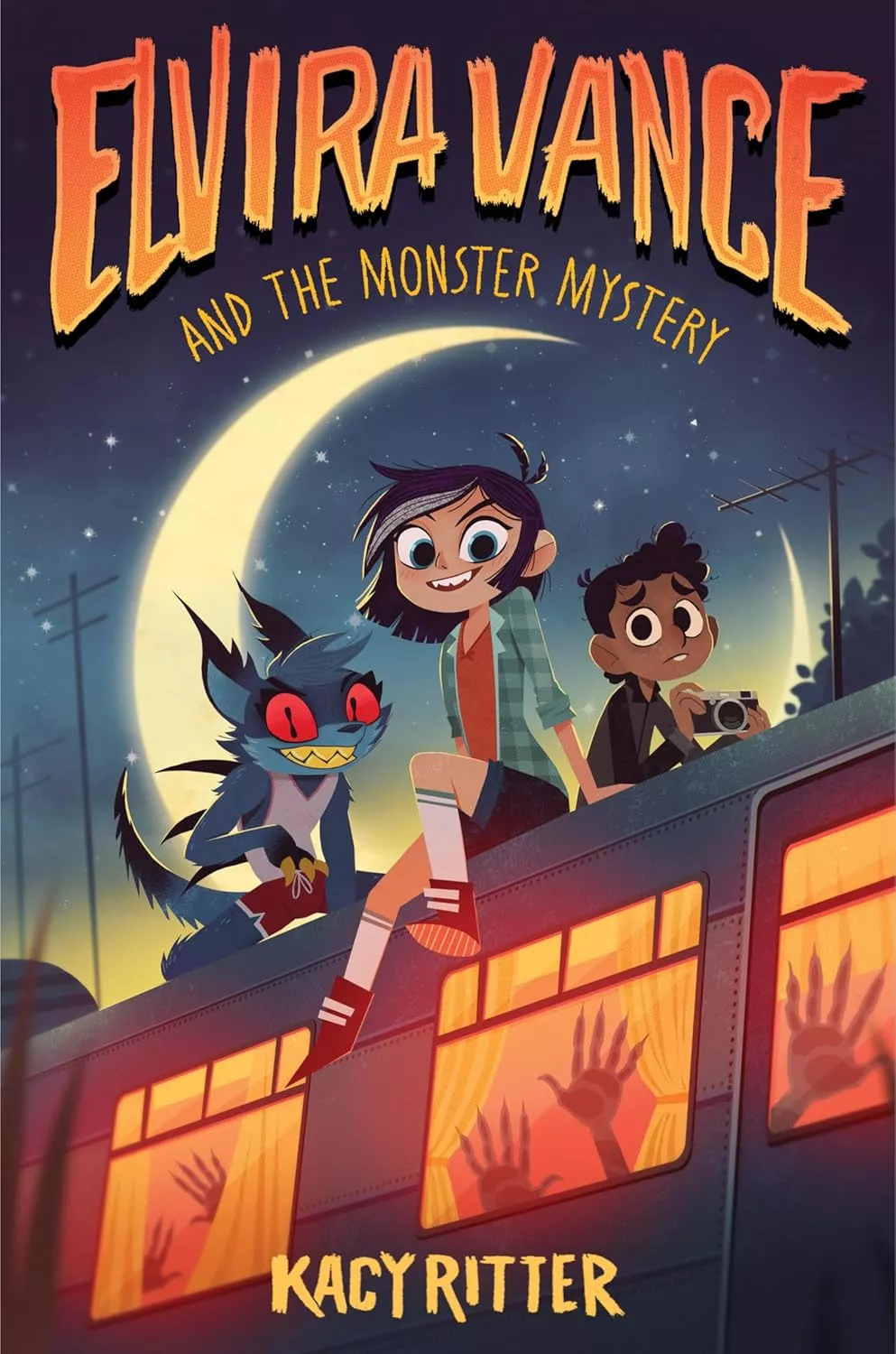 Cover of Elvira Vance and the Monster Mystery by Kacy Ritter.