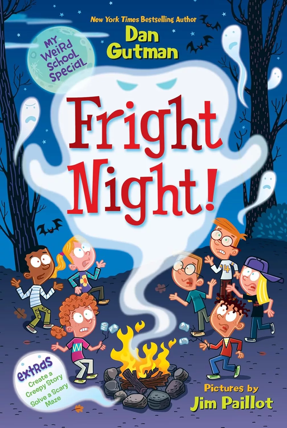 Cover of My Weird School Special: Fright Night! by Dan Gutman.
