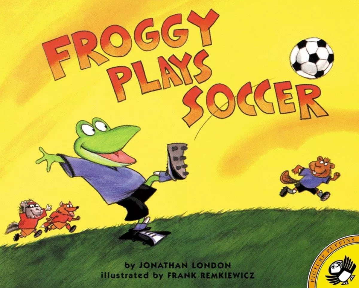 Cover of Froggy Plays Soccer by Jonathan London.
