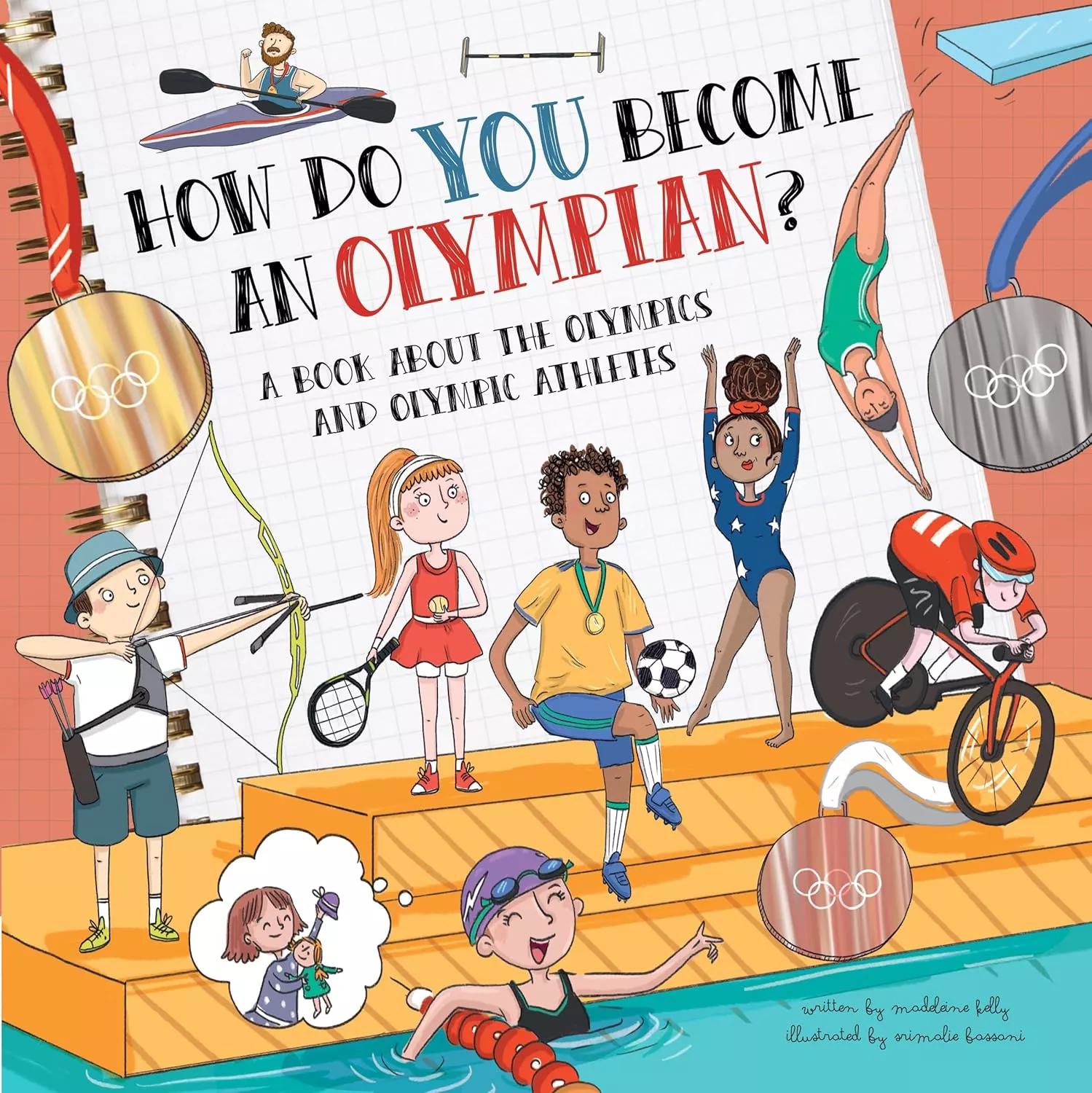 Cover of How Do You Become an Olympian? by Madeleine Kelly. 
