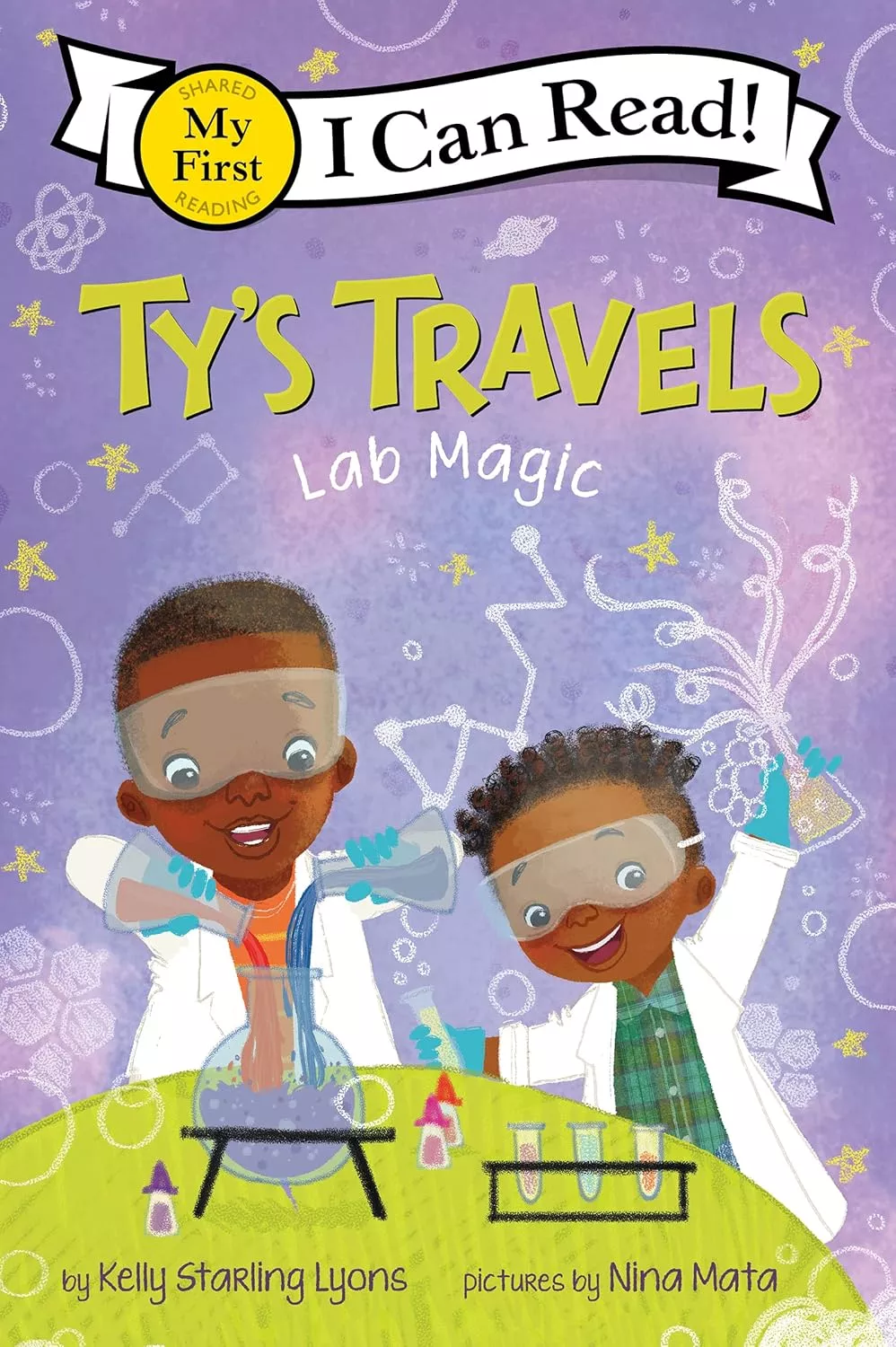 Cover of Ty Travels: Lab Magic by Kelly Sterling Lyons.