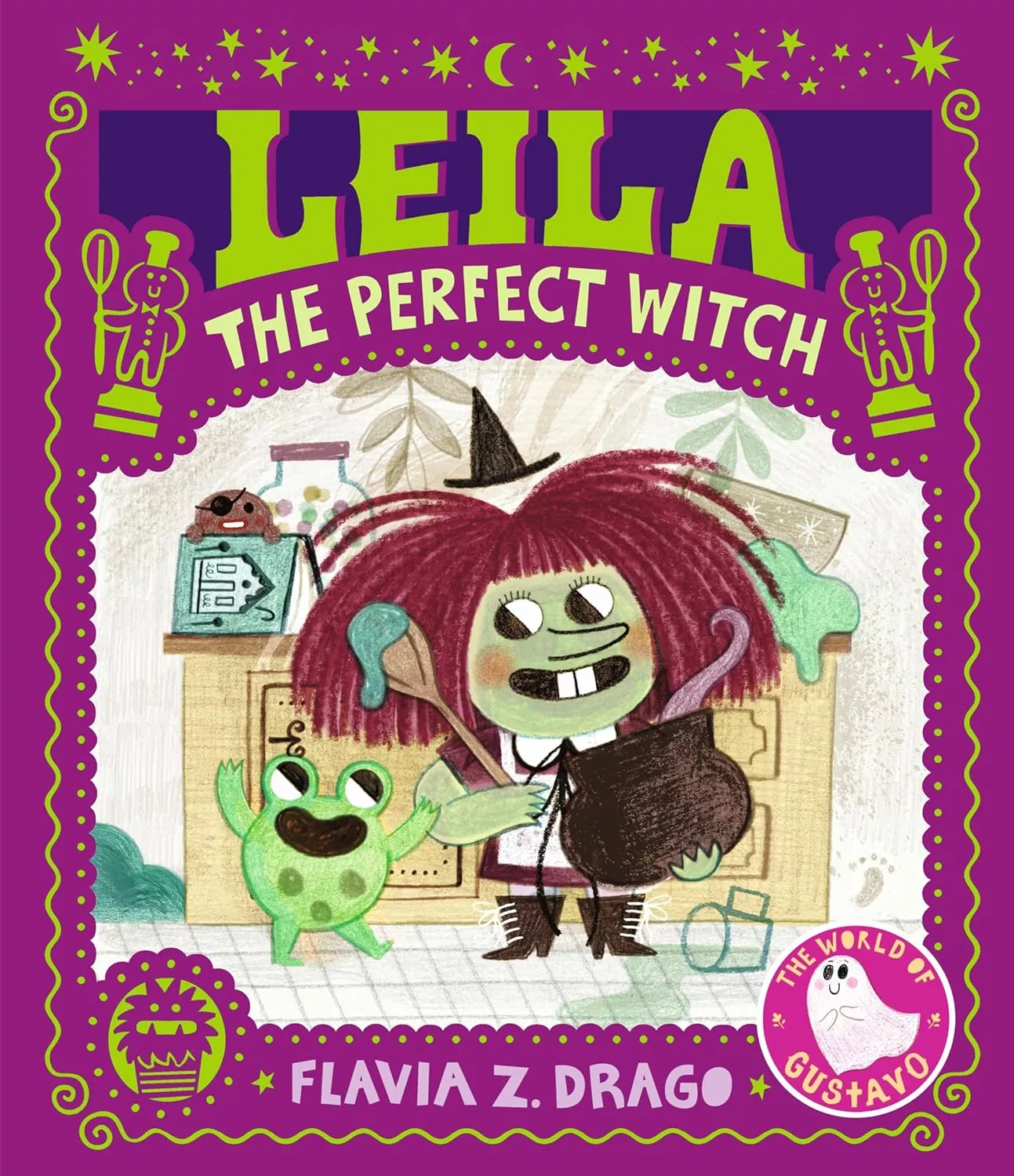 Cover of Leila, the Perfect Witch by Flavia Z. Drago.