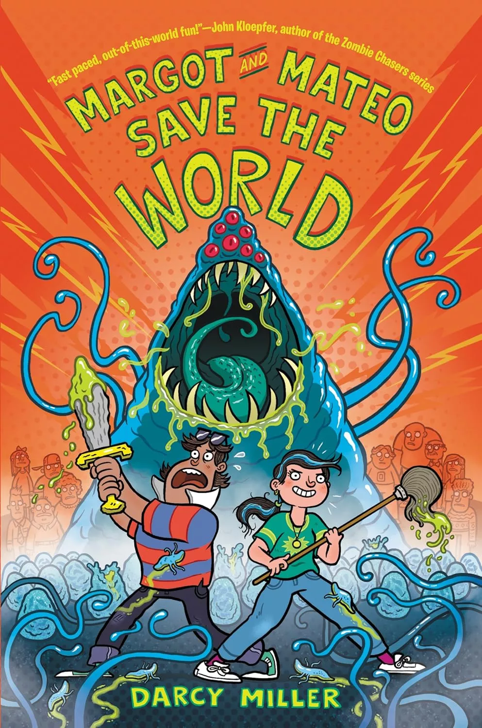 Cover of Margot and Mateo Save the World by Darcy Miller.
