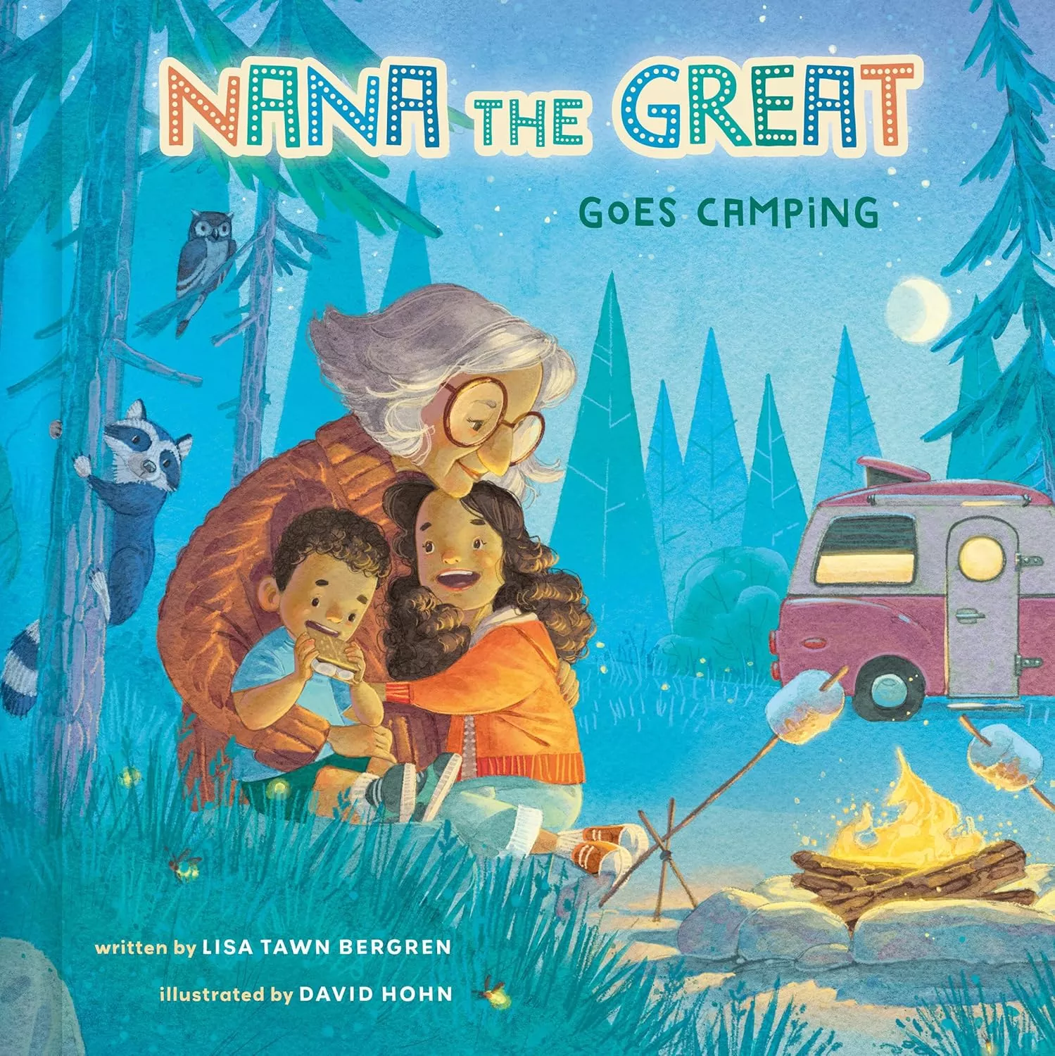 Cover of Nana the Great Goes Camping by  Lisa Tawn Bergren.