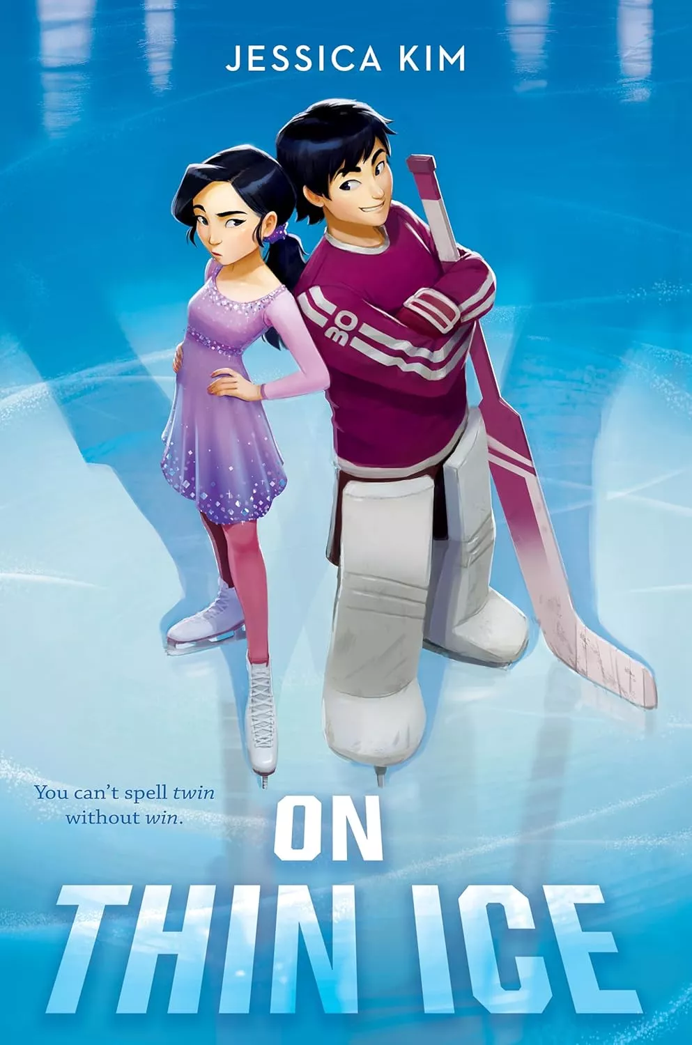 Cover of On Thin Ice by Jessica Kim.