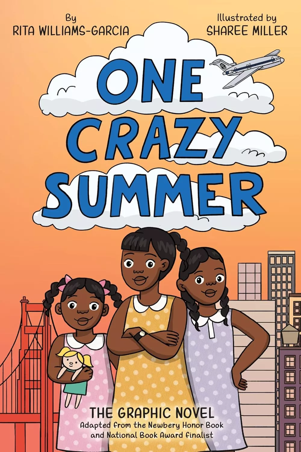 Cover of One Crazy Summer: The Graphic Novel by Rita Williams-Garcia.