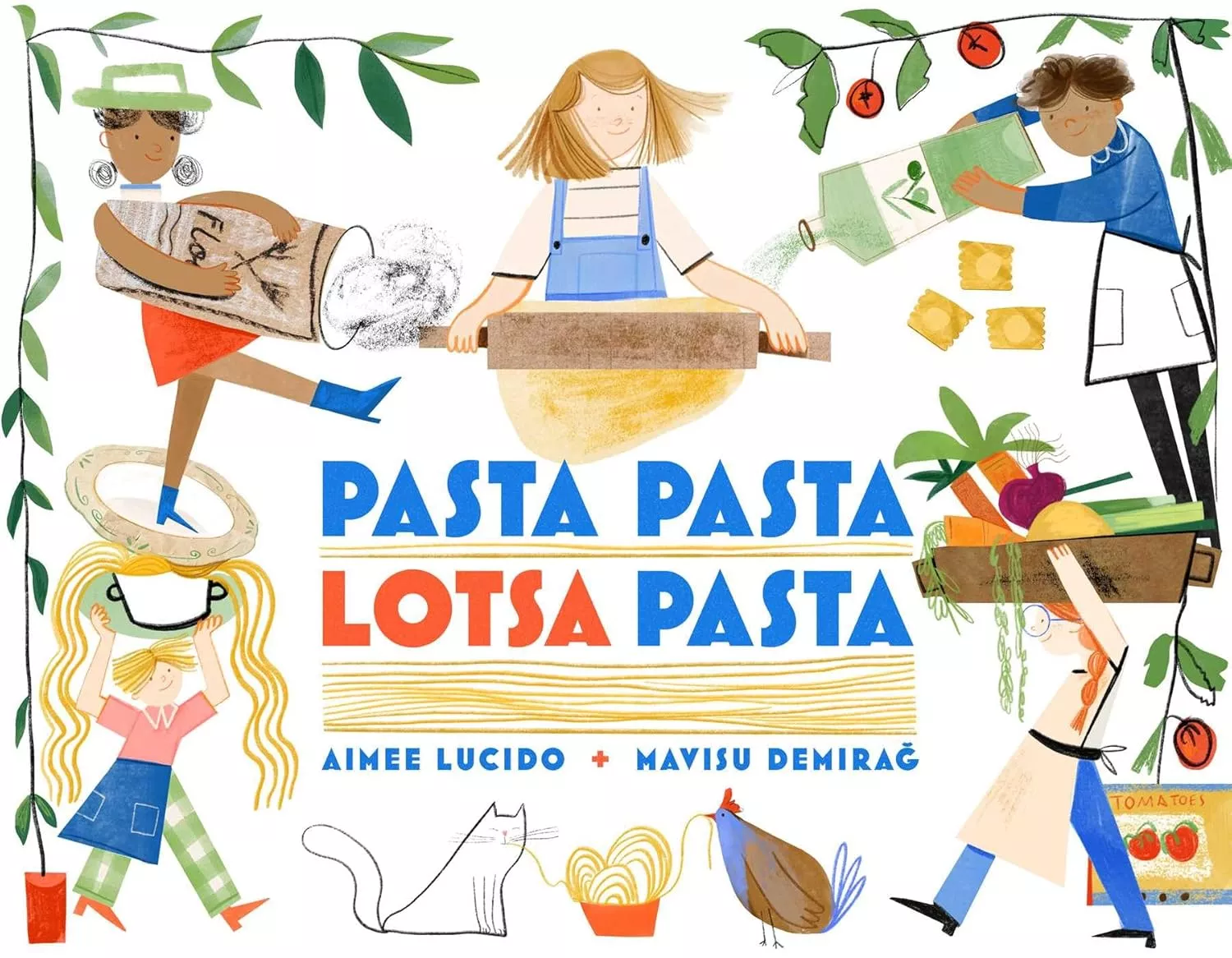 Cover of Pasta Pasta Lotsa Pasta by Aimee Lucido.