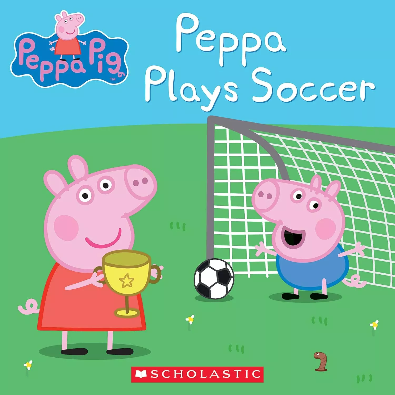 Cover of Peppa Plays Soccer.