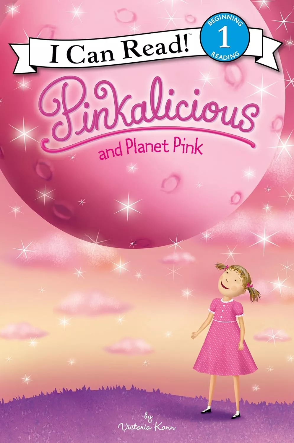 Cover of Pinkalicious and Planet Pink by Victoria Kann.
