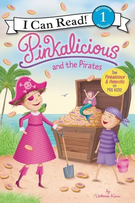 Cover of Pinkalicious and the Pirates by Victoria Kann.