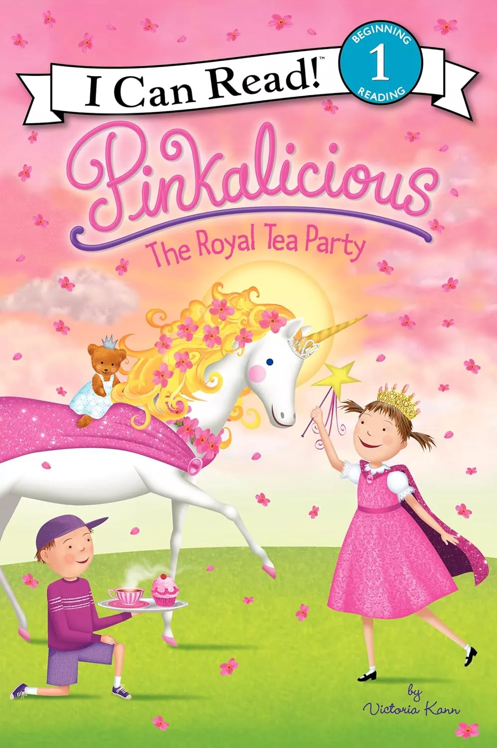 Cover of Pinkalicious: The Royal Tea Party by Victoria Kann.