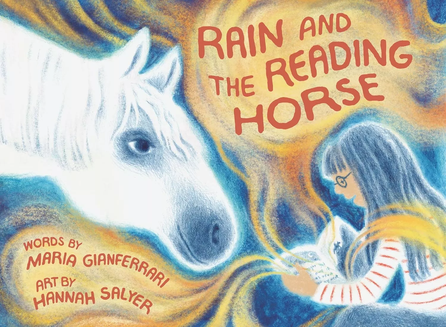 Cover of Rain and the Reading Horse by Maria Gianferrari.