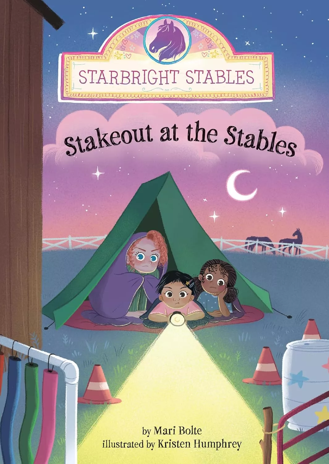 Cover of Starbright Stables: Stakeout at the Stables by Mari Bolte