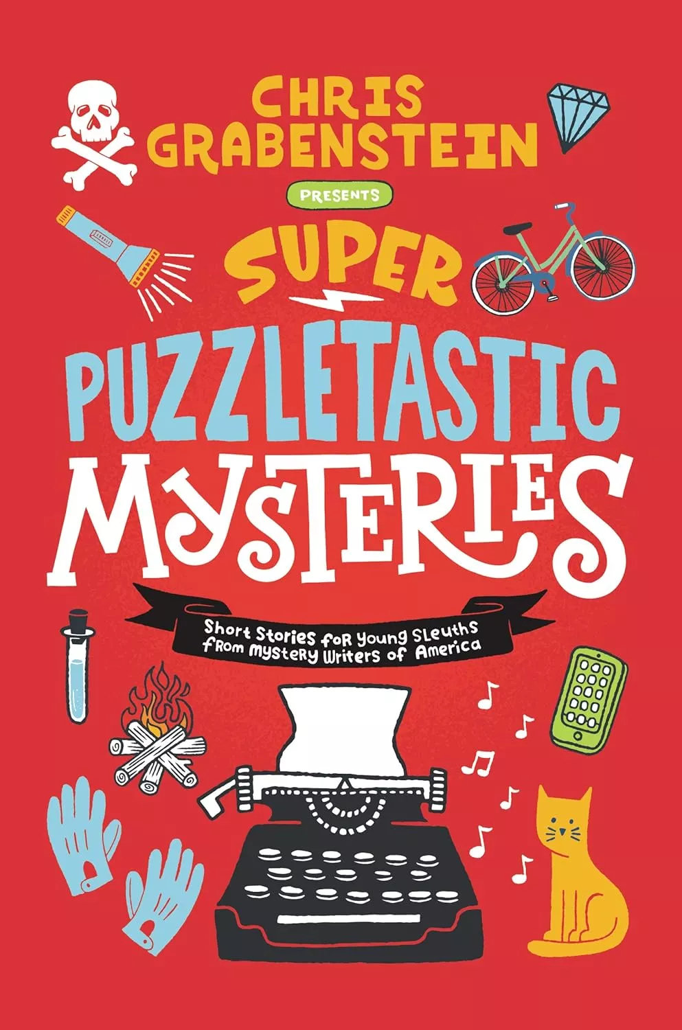 Cover of Super Puzzletastic Mysteries by Chris Grabenstein.