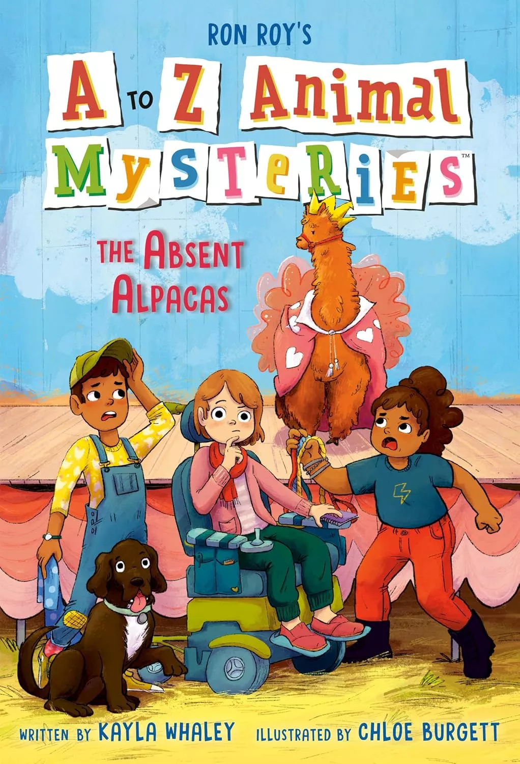 Cover of A to Z Animal Mysteries: The Absent Alpacas by Kayla Whaley.