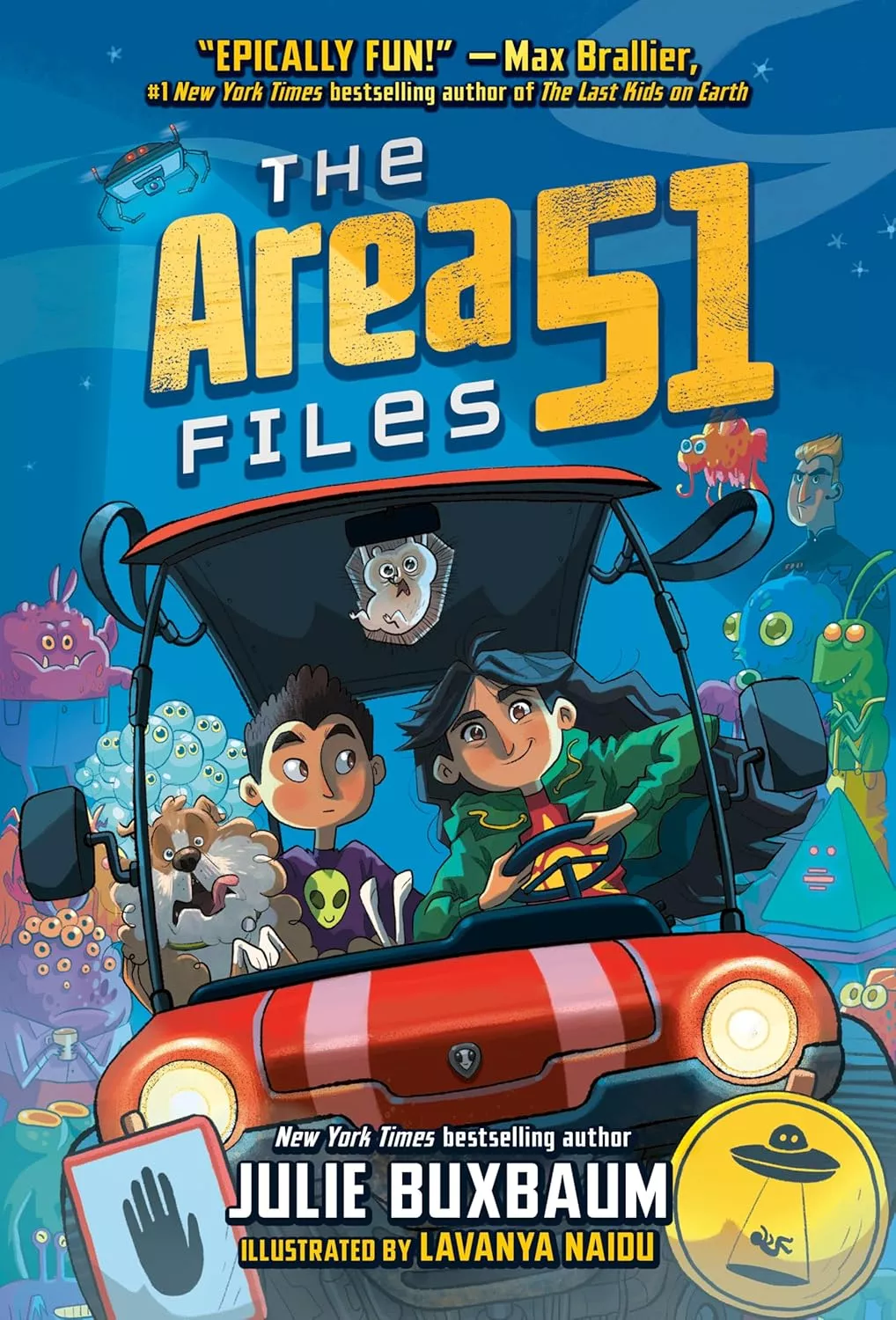 Cover of The Area 51 Files by Julie Buxbaum.