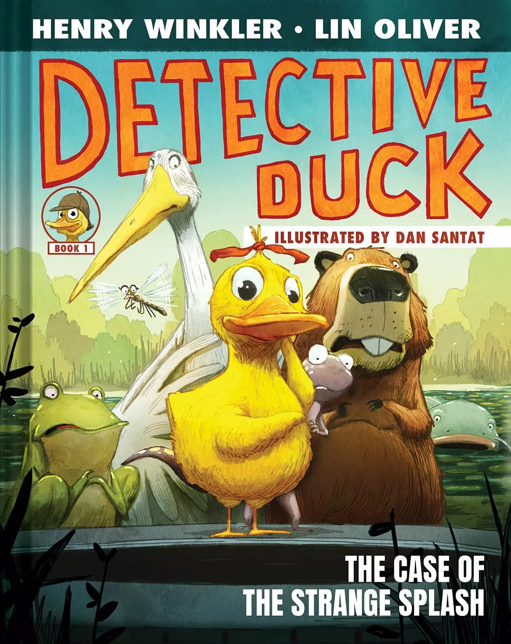 Cover of Detective Duck: The Case of the Strange Splash by Henry Winkler.