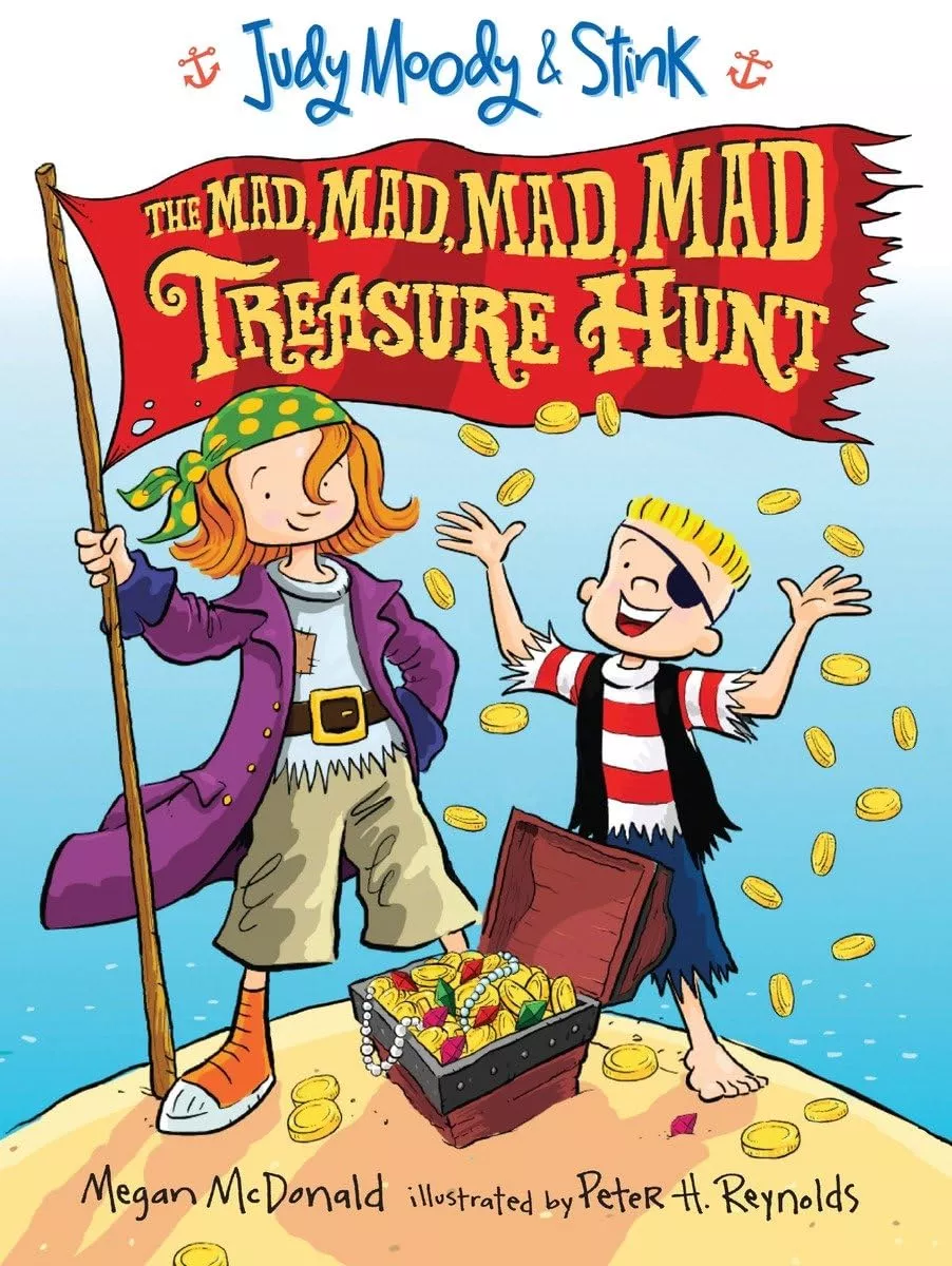 Cover of Judy Moody and Stink: The Mad, Mad, Mad, Mad Treasure Hunt by  Megan McDonald.